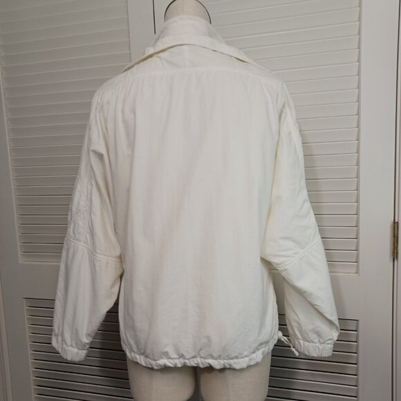 Roffe Pullover Vintage Ski Sweater White Powder Jacket Womens Small - Picture 7 of 11